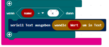 Calliope mini-Empfang